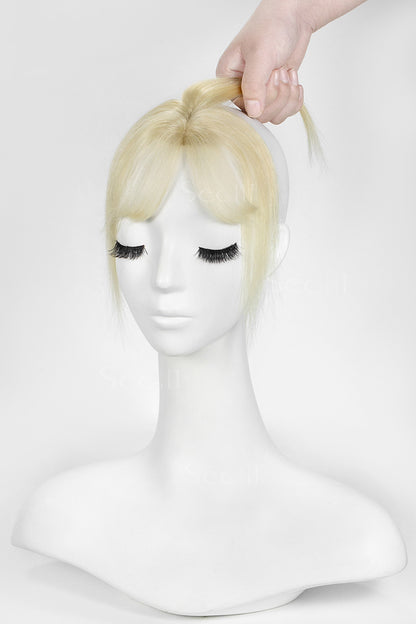 Magic Pixie Topper with Bangs Lightest Blonde 