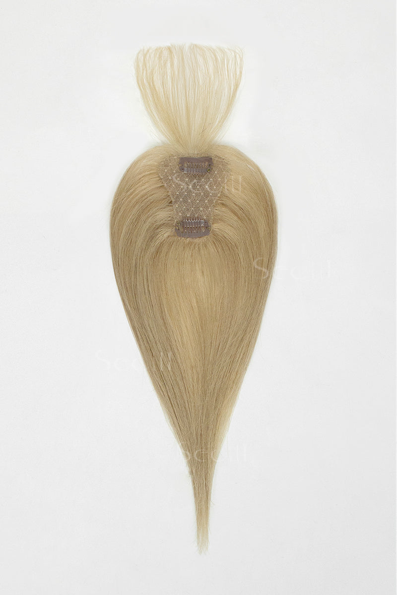 Magic Pixie Topper with Bangs Dark Blonde with Light Blonde 