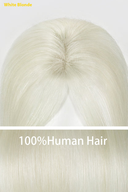 White blonde hairpiece labeled as &