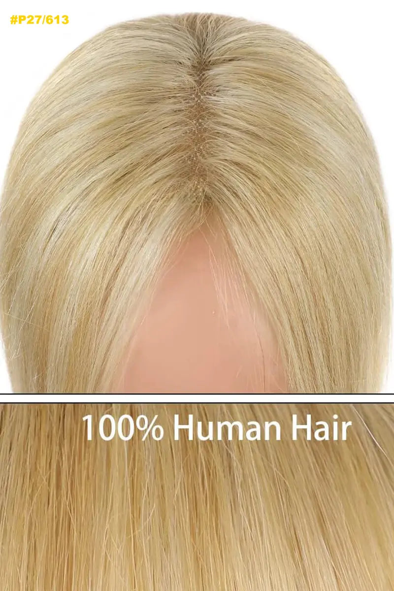 Peluca de pelo humano Pixie y adorno hecho a mano