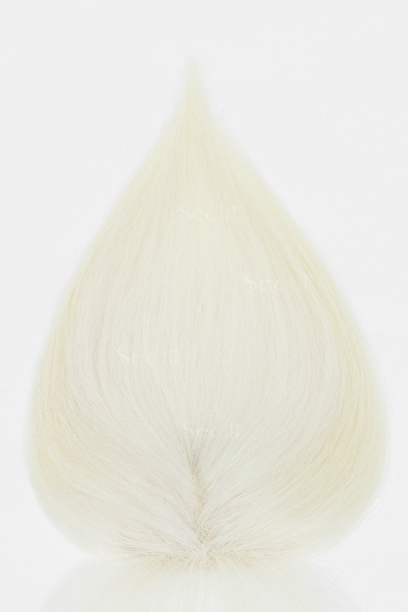 Magic Pixie Topper with Bangs White Blonde 