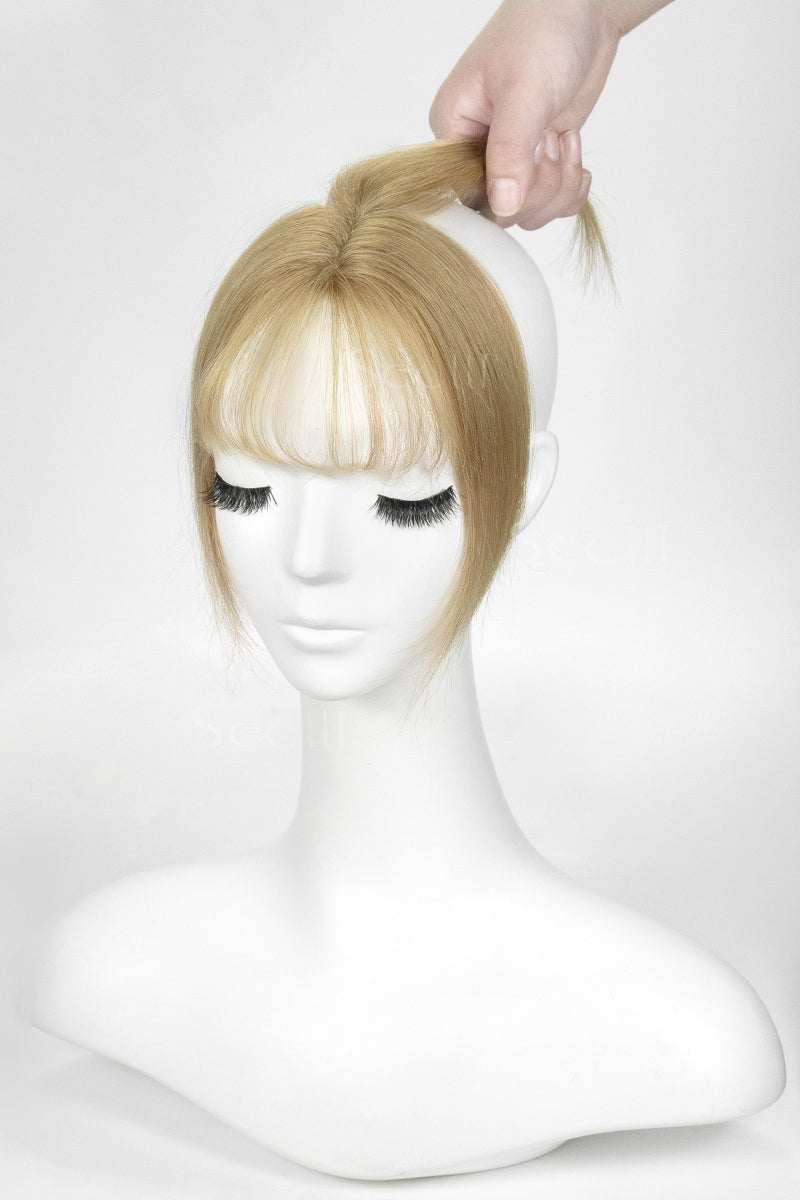 Magic Pixie Topper with Bangs Dark Blonde 