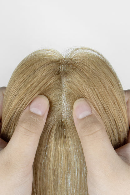 Magic Pixie Topper with Bangs Dark Blonde 