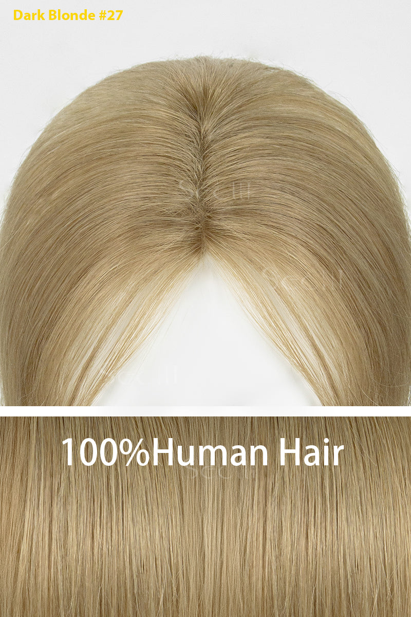 Magic Pixie Topper with Bangs Dark Blonde 
