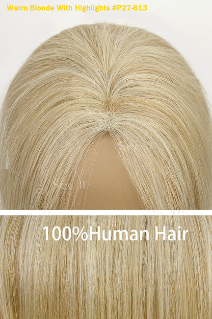 Warm Blonde With Highlights 