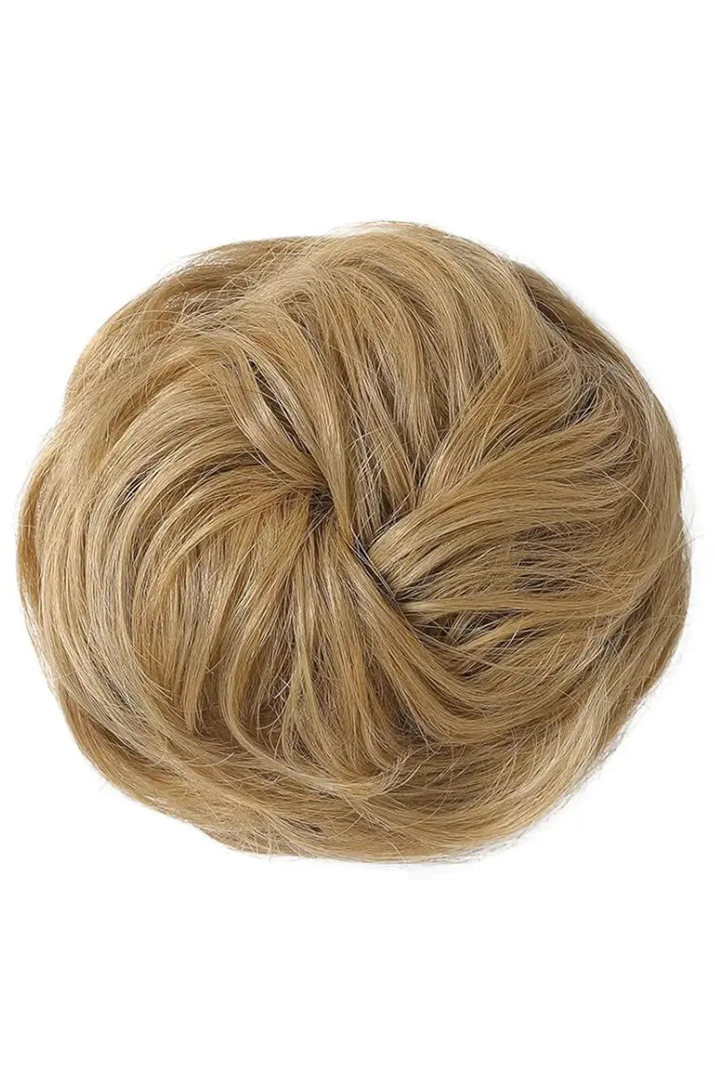 Chignon décoiffé Seully Blond moyen doré