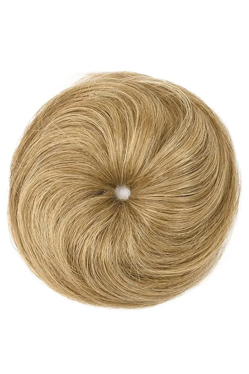 Chignon décoiffé Seully blond fraise