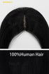 Hera Human Hair Topper Dark Black 