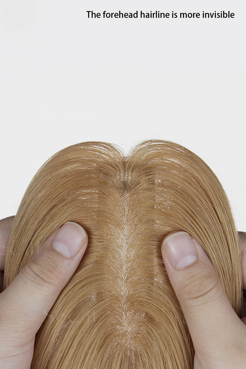Hera Human Hair Topper Dark Blonde 