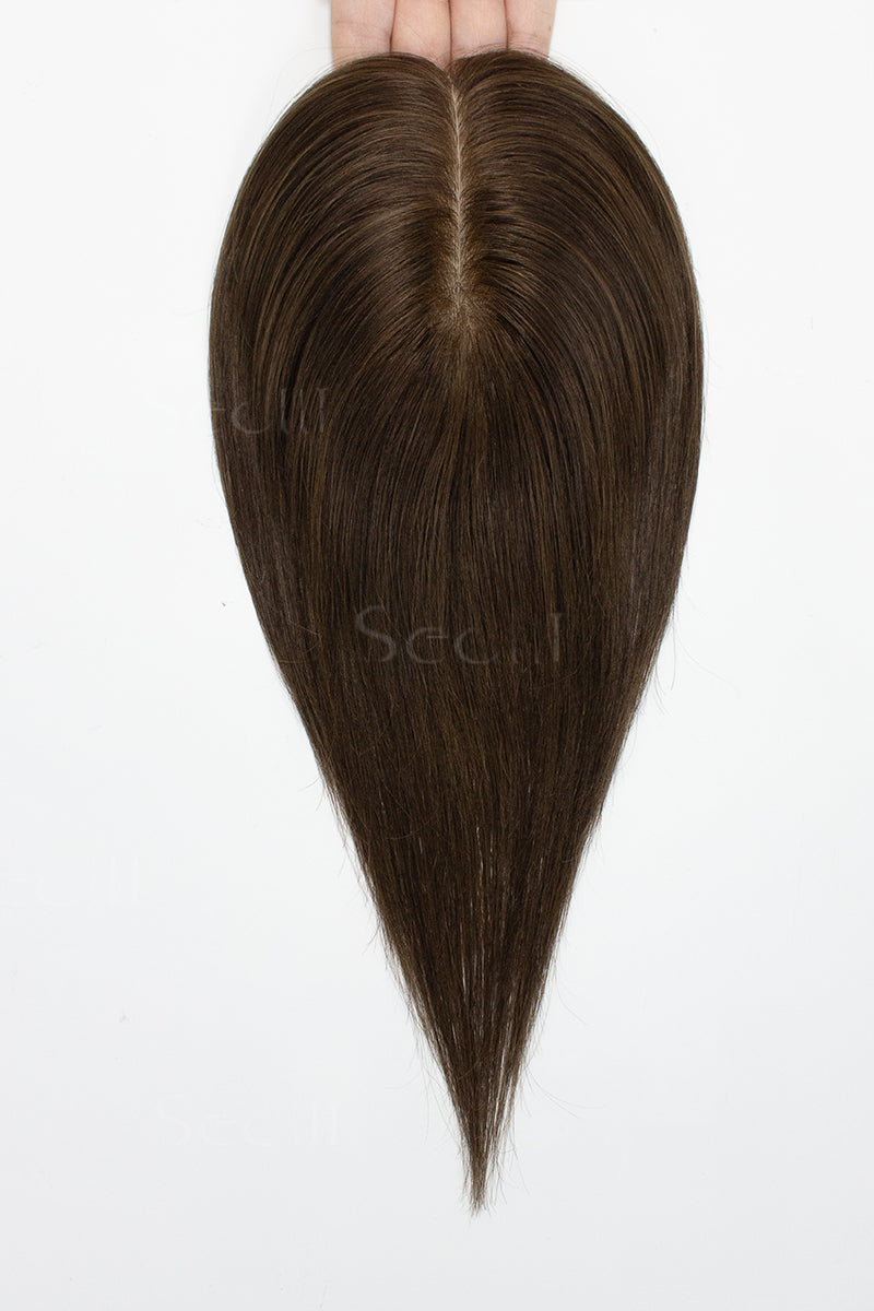 Hera Human Hair Topper Chocolate Brown 