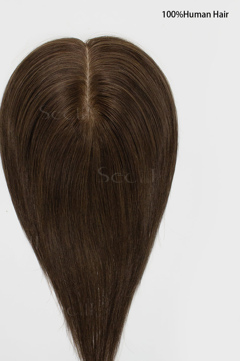 Hera Human Hair Topper Chocolate Brown 