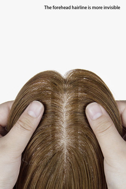 Magic Pixie Cabelo Humano e Topper Feito à Mão