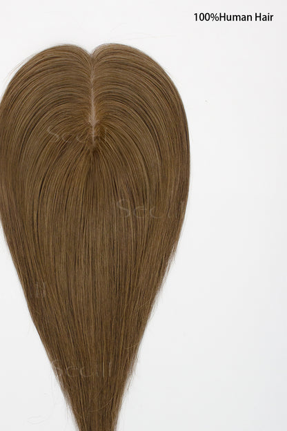 Magic Pixie Cabelo Humano e Topper Feito à Mão