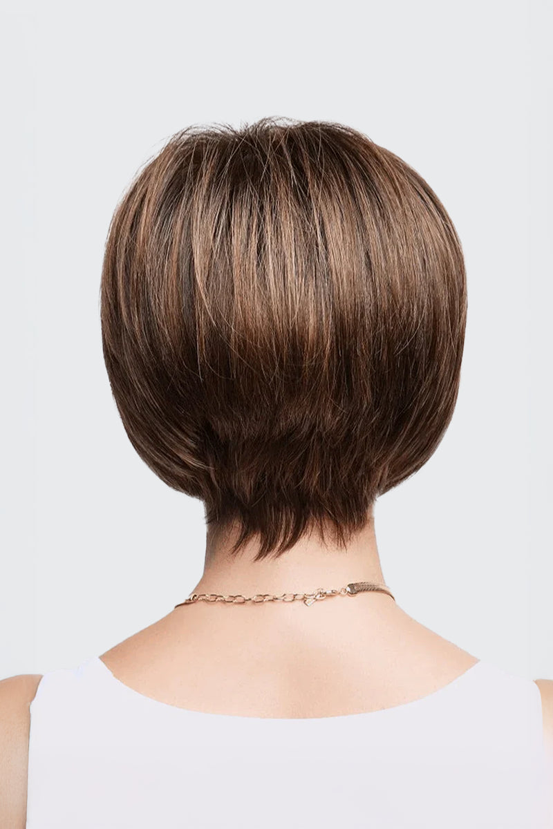 Libby Peluca Bob de Cabello Humano con Encaje Completo Sin Pegamento, Color y Estilo Personalizables