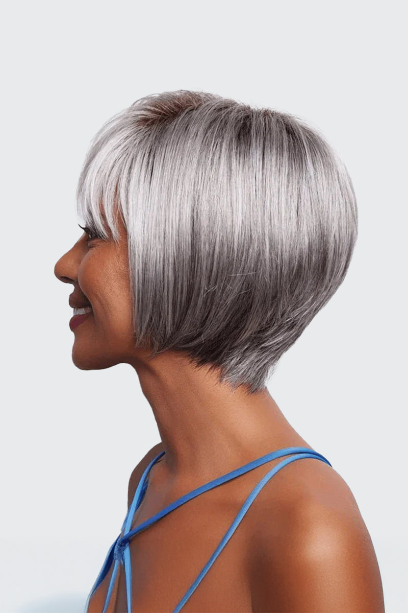Lori Glueless Full Lace Human Hair Bob Wig Customizable Color and Style