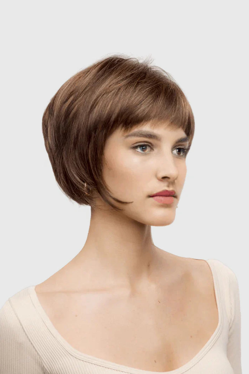 Louise Peluca Bob de Cabello Humano con Encaje Completo Sin Pegamento, Color y Estilo Personalizables