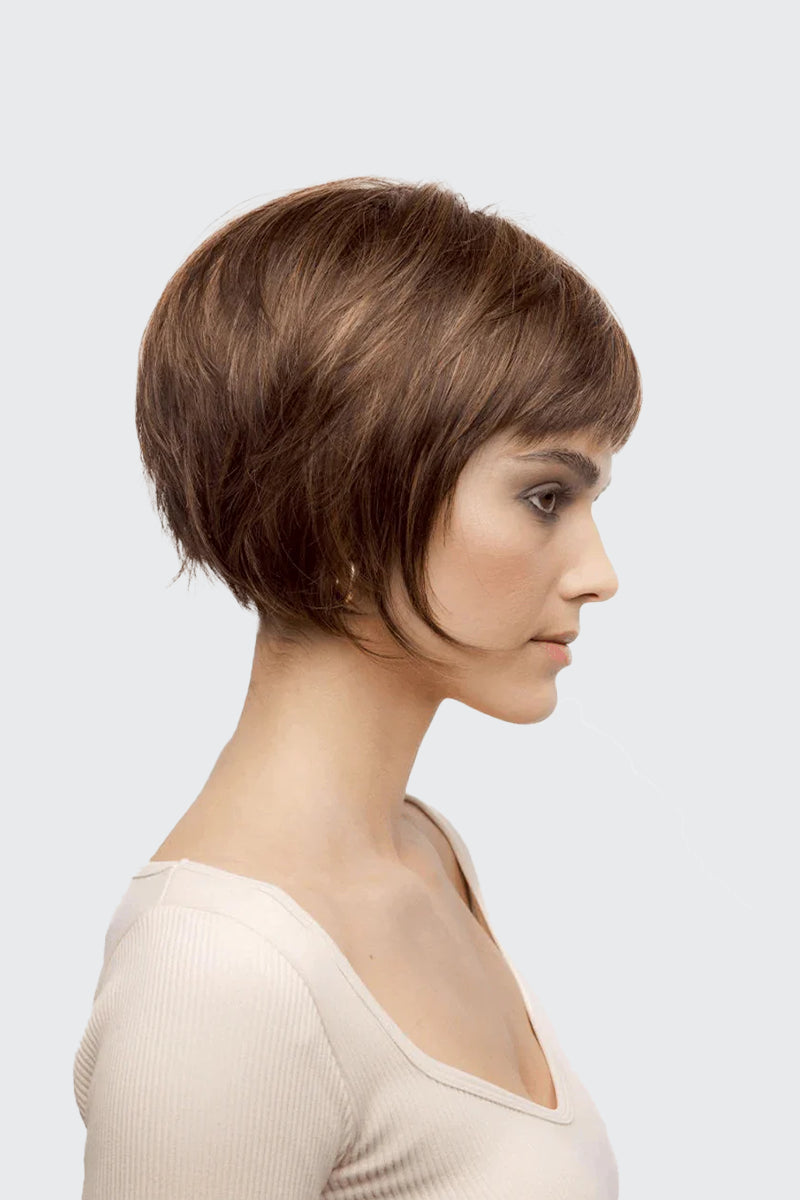Louise Peluca Bob de Cabello Humano con Encaje Completo Sin Pegamento, Color y Estilo Personalizables
