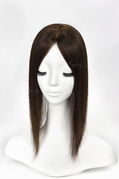 Metis Hair Toppers Chocolate Brown 