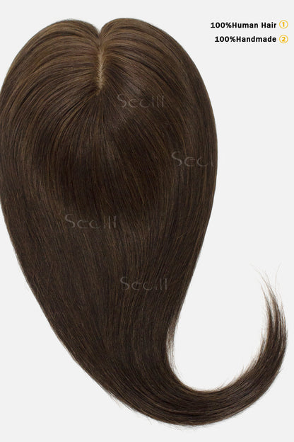 Metis Hair Toppers Chocolate Brown 