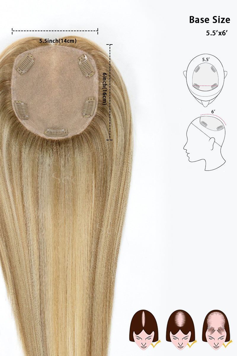 Metis Human Hair Toppers 