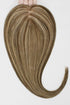Metis Human Hair Toppers Crown Topper Hair Extensions Medium Brown with Warm Highlights 