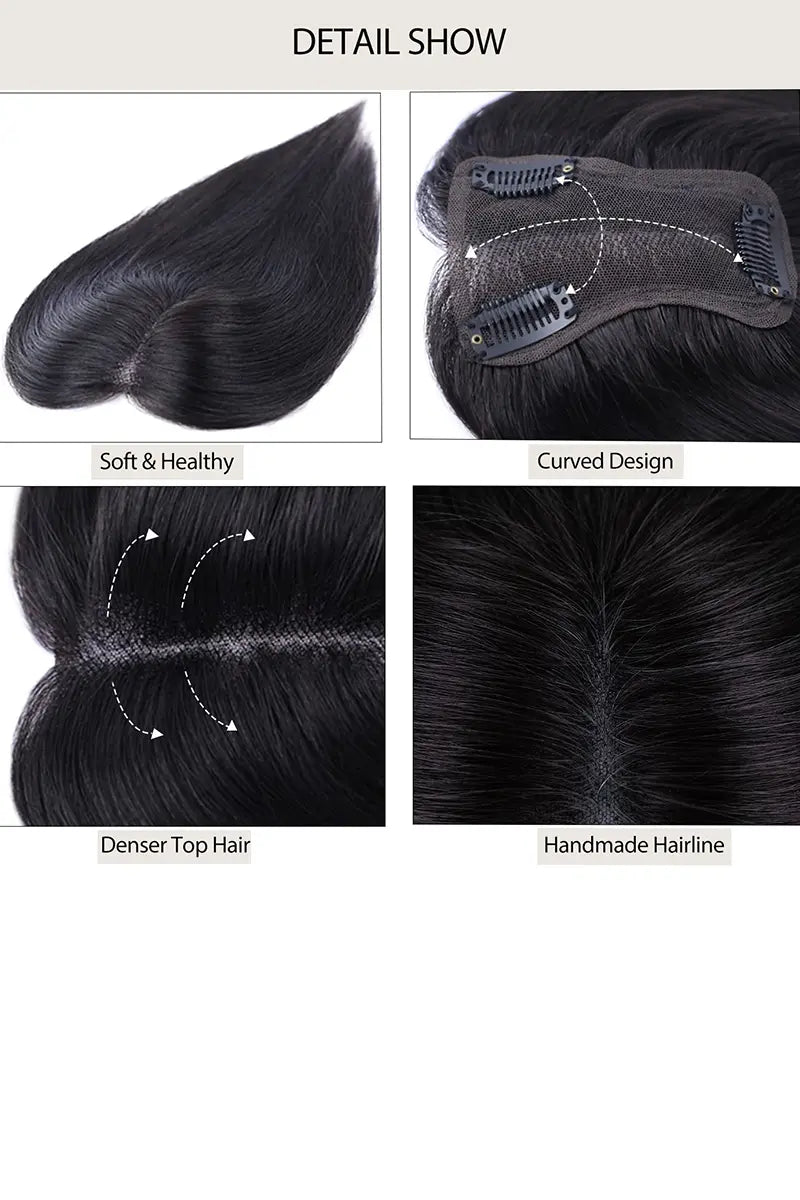 mona topper natural black 