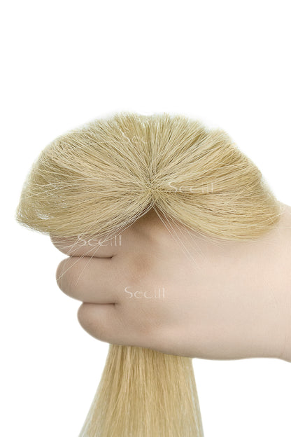 Magic Hair Topper Blond Foncé avec Blond Clair 