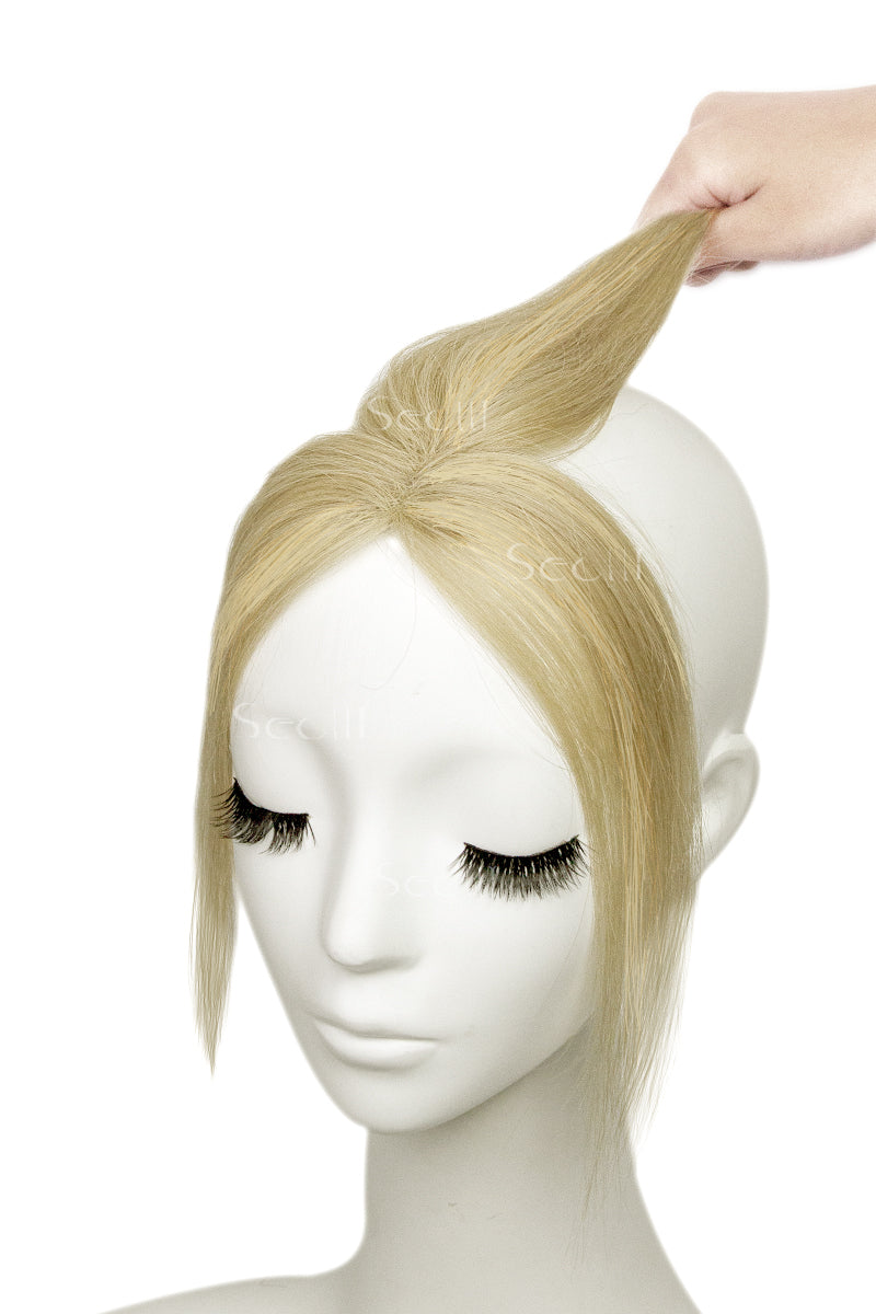 Magic Hair Topper Blond Foncé avec Blond Clair 