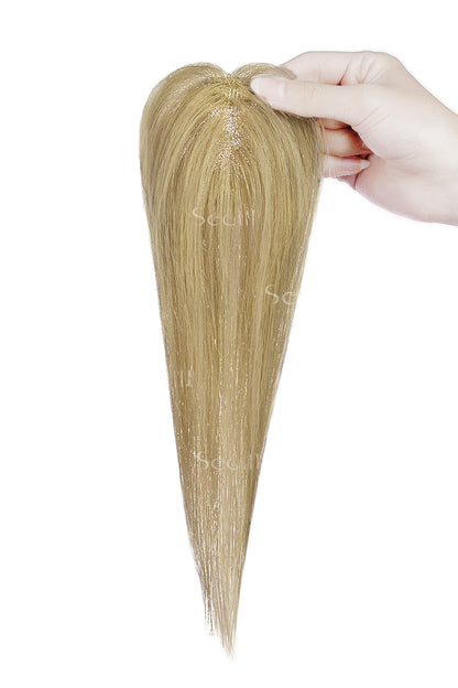 Magic Hair Topper Blond Foncé avec Blond Clair 