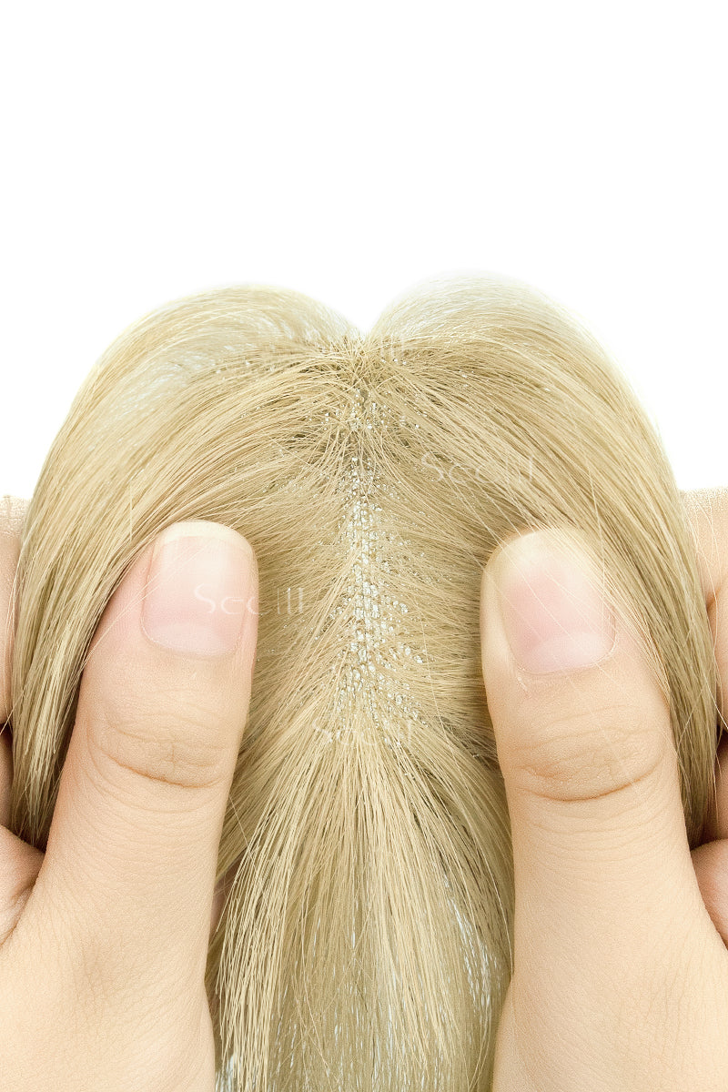 Magic Hair Topper Dark Blonde with Light Blonde 