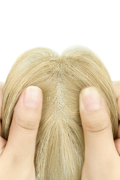 Magic Hair Topper Blond Foncé avec Blond Clair 