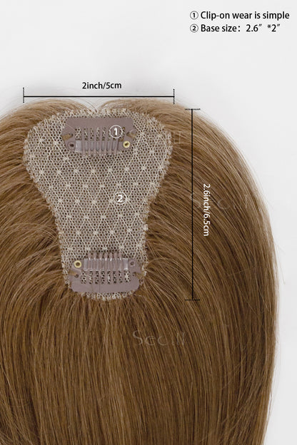 Magic Pixie Topper Light Auburn Brown 