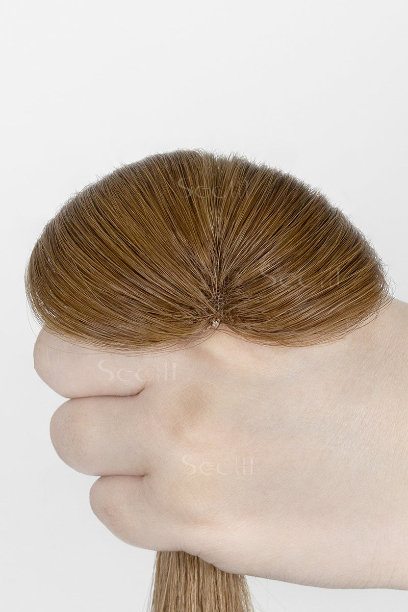 Magic Pixie Topper Light Auburn Brown 