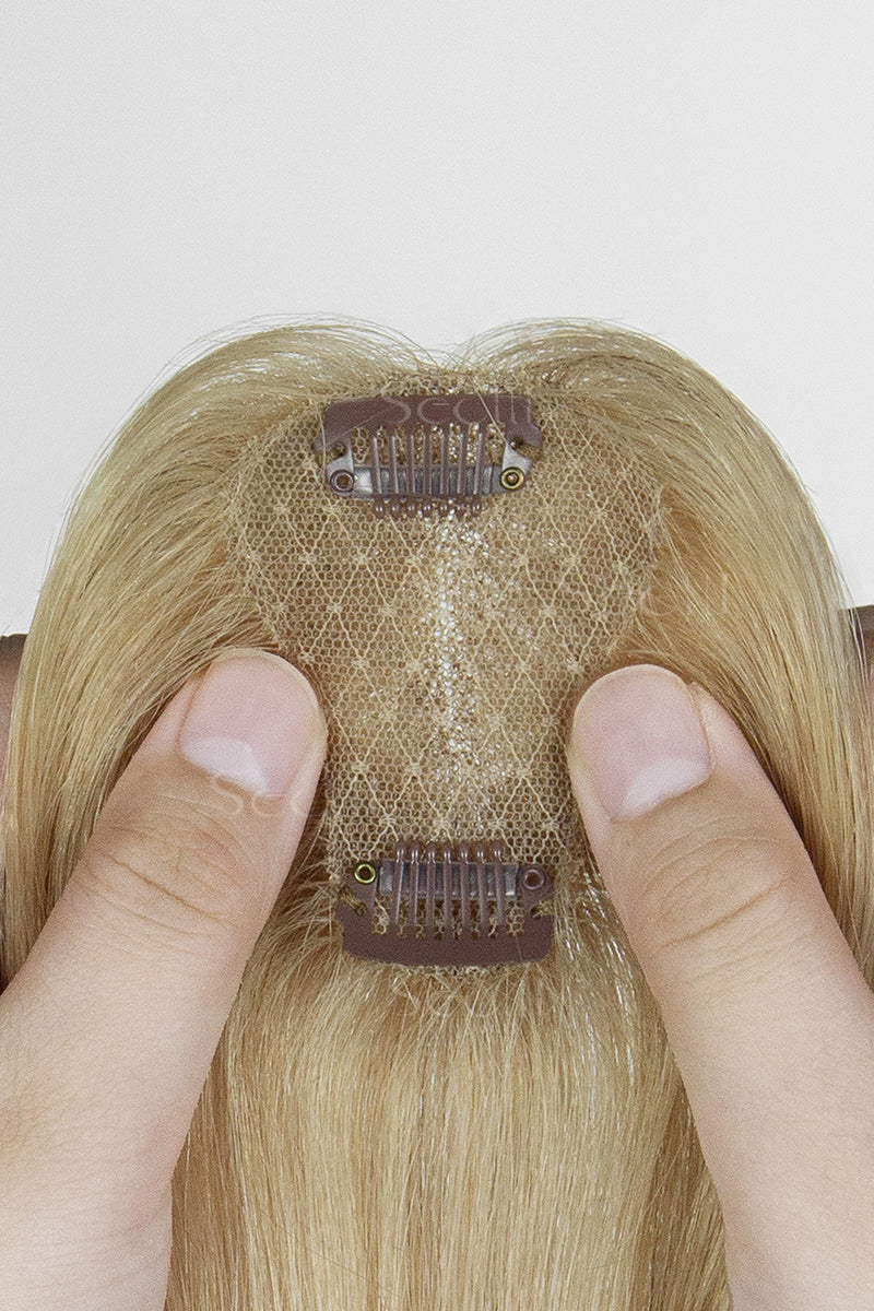 Magic Pixie Hair Topper Dark Blonde with Light Blonde 