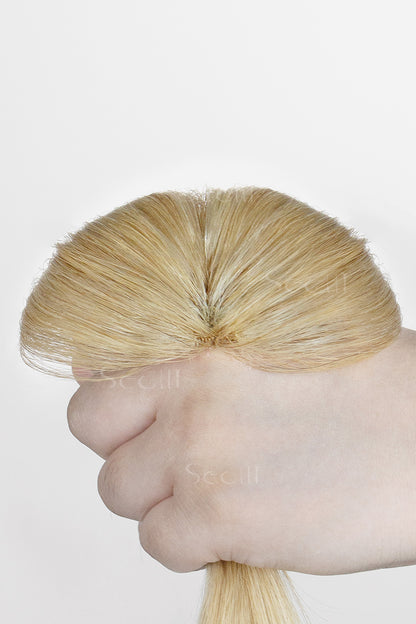 Magic Pixie Hair Topper Warm Blonde With Highlights 