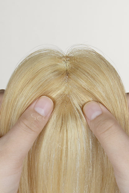 Magic Pixie Hair Topper Warm Blonde With Highlights 