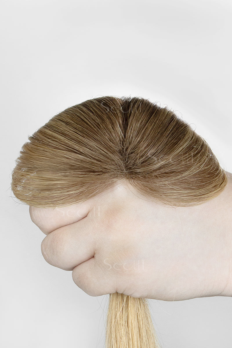 Magic Pixie Topper Medium Brown Dark Blonde 