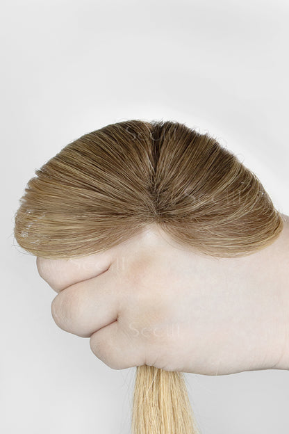 Magic Pixie Topper Medium Brown Dark Blonde 