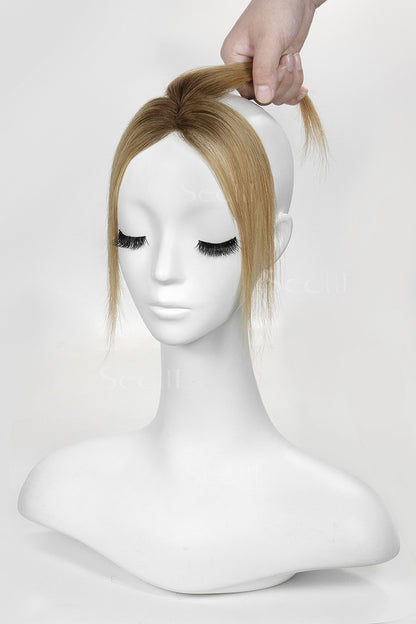 Magic Pixie Topper Medium Brown Dark Blonde 