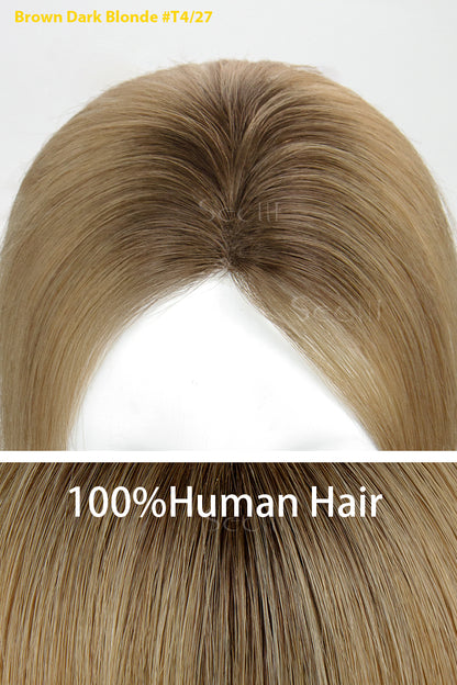 Magic Pixie Topper Medium Brown Dark Blonde 
