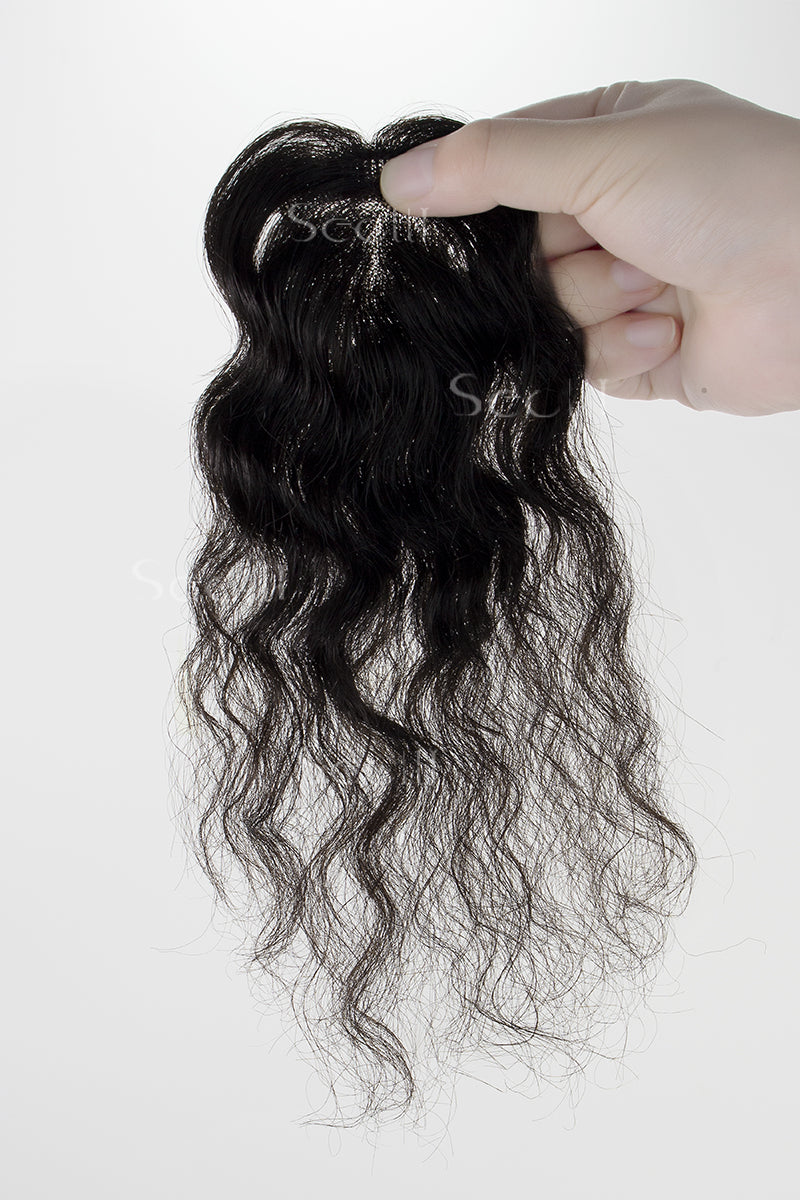 Magic Pixie -C02 Wave Curly Topper Natural Black 